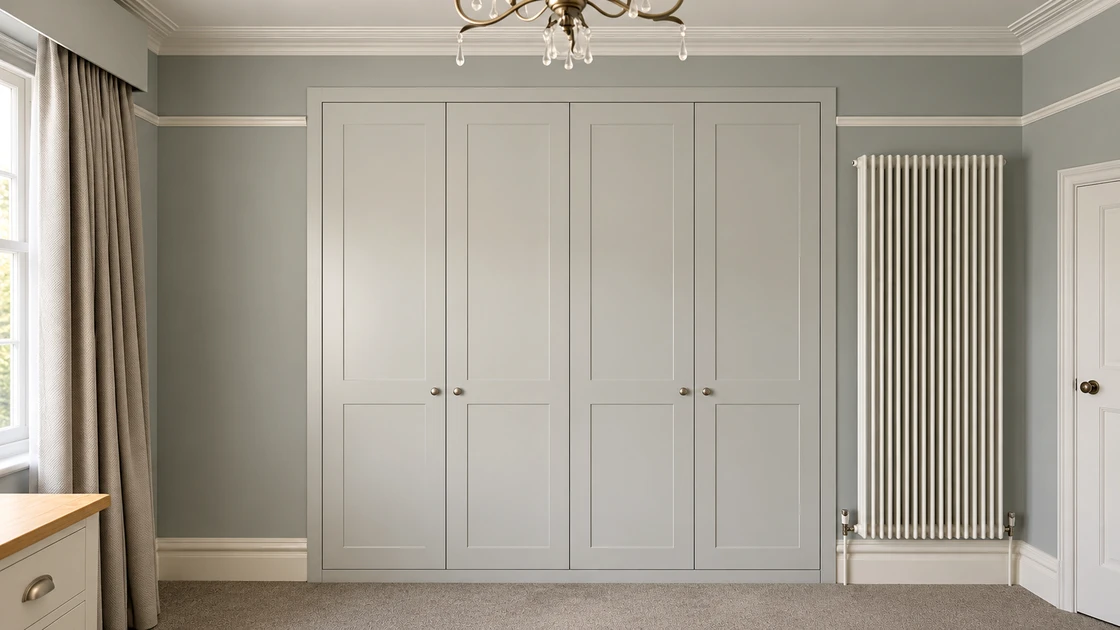 traditional shaker style doors fitted wardrobe