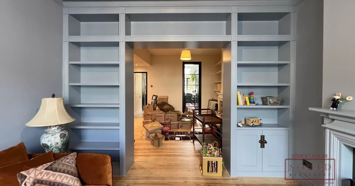 livingroom bespoke bookcases