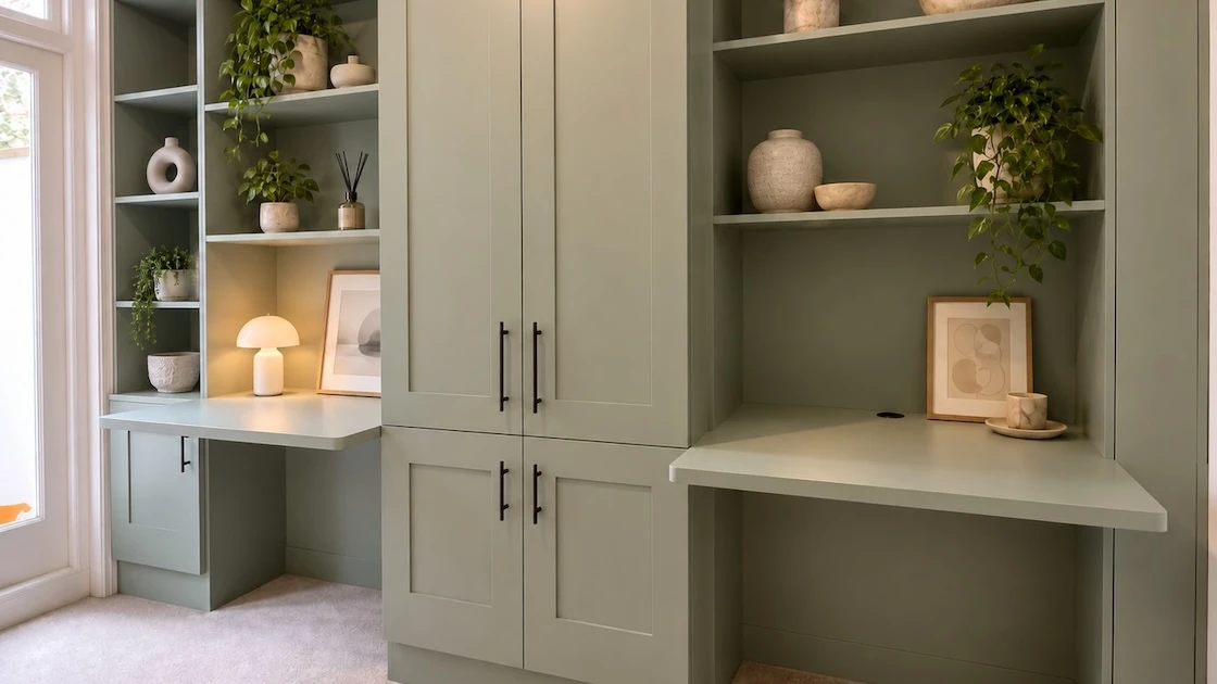 bespoke home office desks and wardrobe