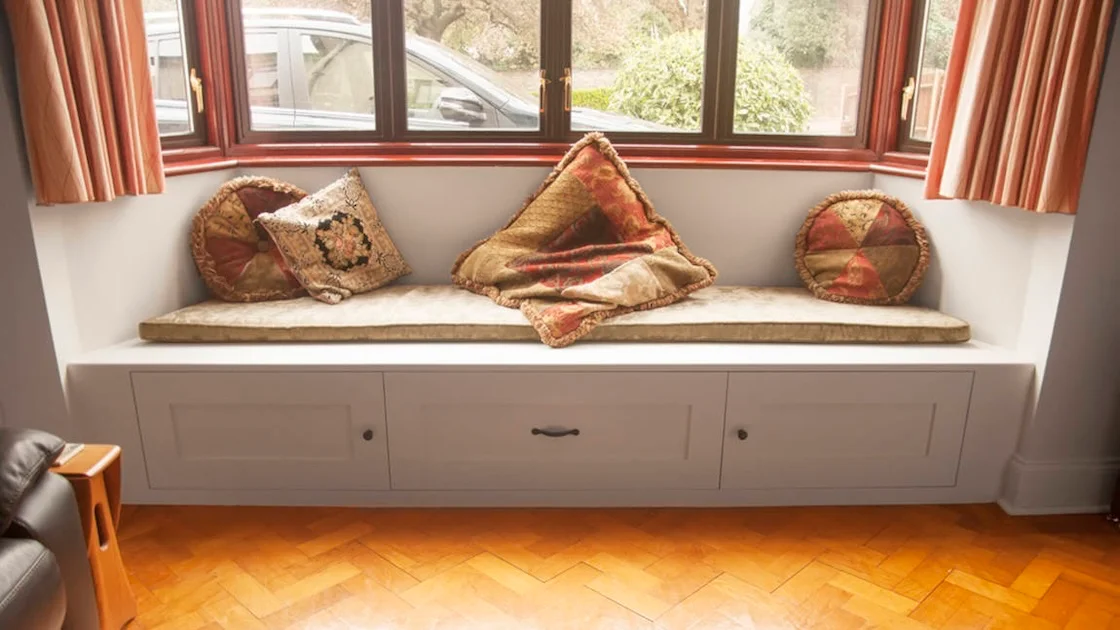 white window seat