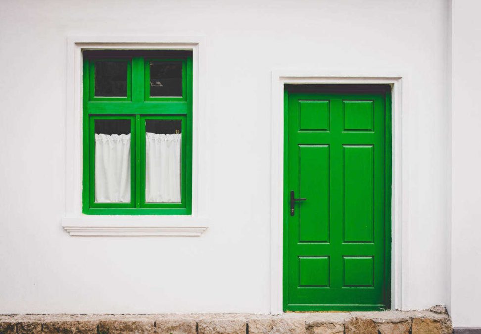 green door