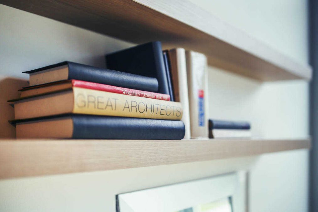 Bespoke wood shelving