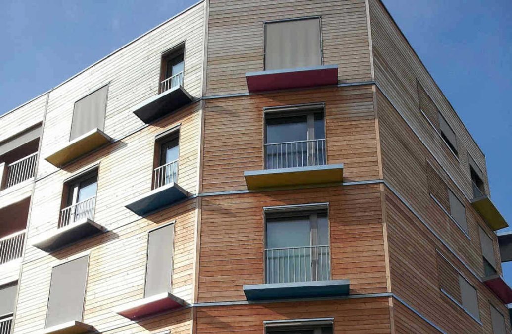 building wood cladding