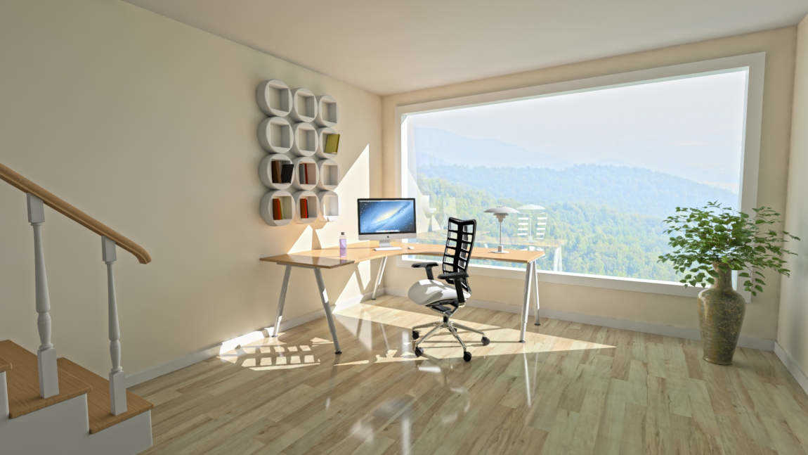 bright sun shine room flooring
