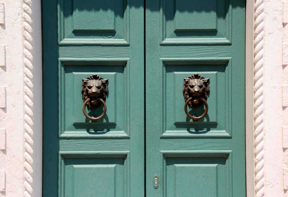 External hardwood doors
